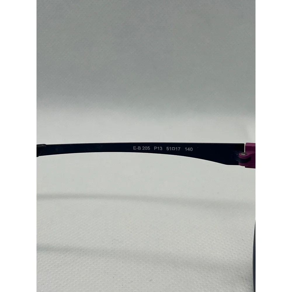 Block B-Slide Eyeglasses Frames Cat Eye Italy Designer Purple Black 51-17‎